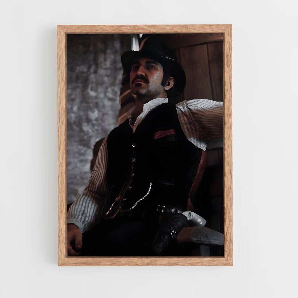 Poster Cowboy Dutch – affiche Red Dead Redemption (vue 4)